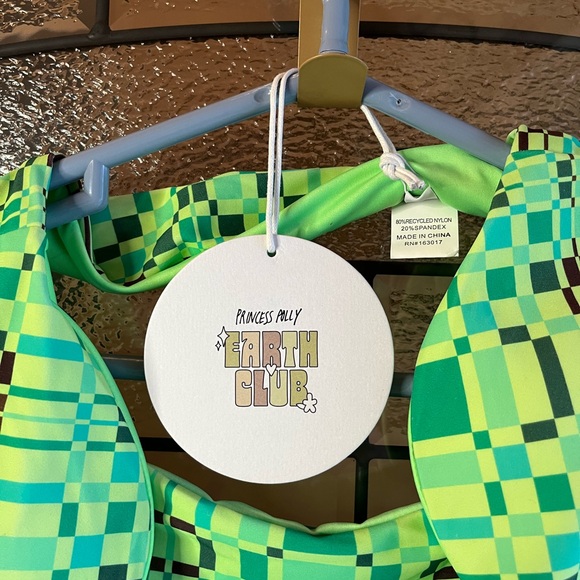 PRINCESS POLLY Taylor Bikini in Green Multi Pattern - Picture 6 of 7